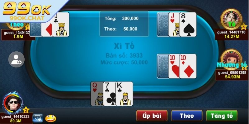 Xì Tố 99OK – Hướng Dẫn Chơi Game Bài Online Đầy Trí Tuệ 2 Thứ tự sức mạnh các bộ bài trong xì tố 99OK